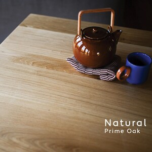 Rectangular Solid Oak Dining Table & Bench Set, Handmade Mid-Century Modern Scandinavian Table image 13