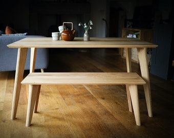 Mesa de Comedor de Roble hecha a Mano en el Reino Unido