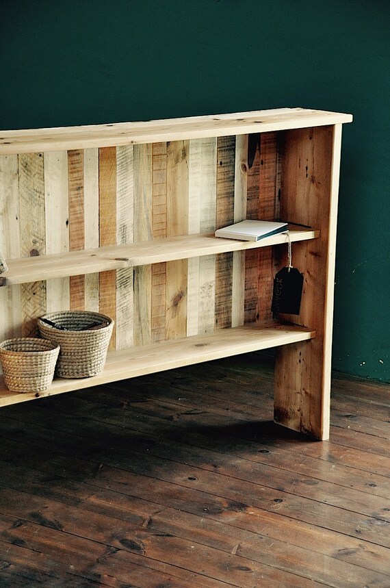 Shelving Unit Reclaimed Wood Shelves Storage Bookcase Image 0