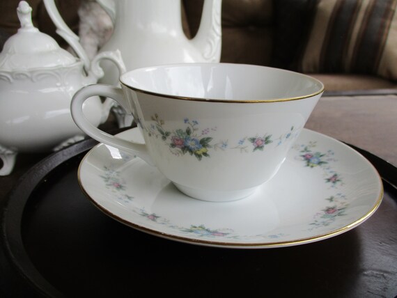 Japan RC Nippon Toki Kaisha Teacup and Bread and Butter Plate Set