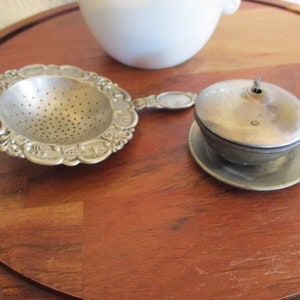Vintage Silver Loose Tea Leaf Strainers