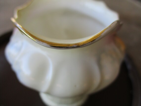 Authentic German R S Prussia Sugar Bowl and Creamer Porcelain 