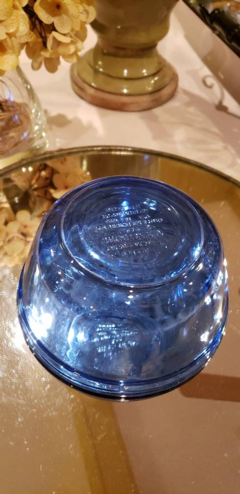 Vintage Anchor Hocking Cobalt Blue Nested Mixing Bowls Set of Etsy