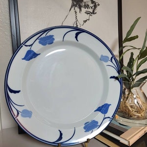Dansk Tivoli Belles Fleurs Blue Serving Platters - 3 Available - Dansk Blue and White Floral- 1980s Dansk Belles Fleurs Blue Plates