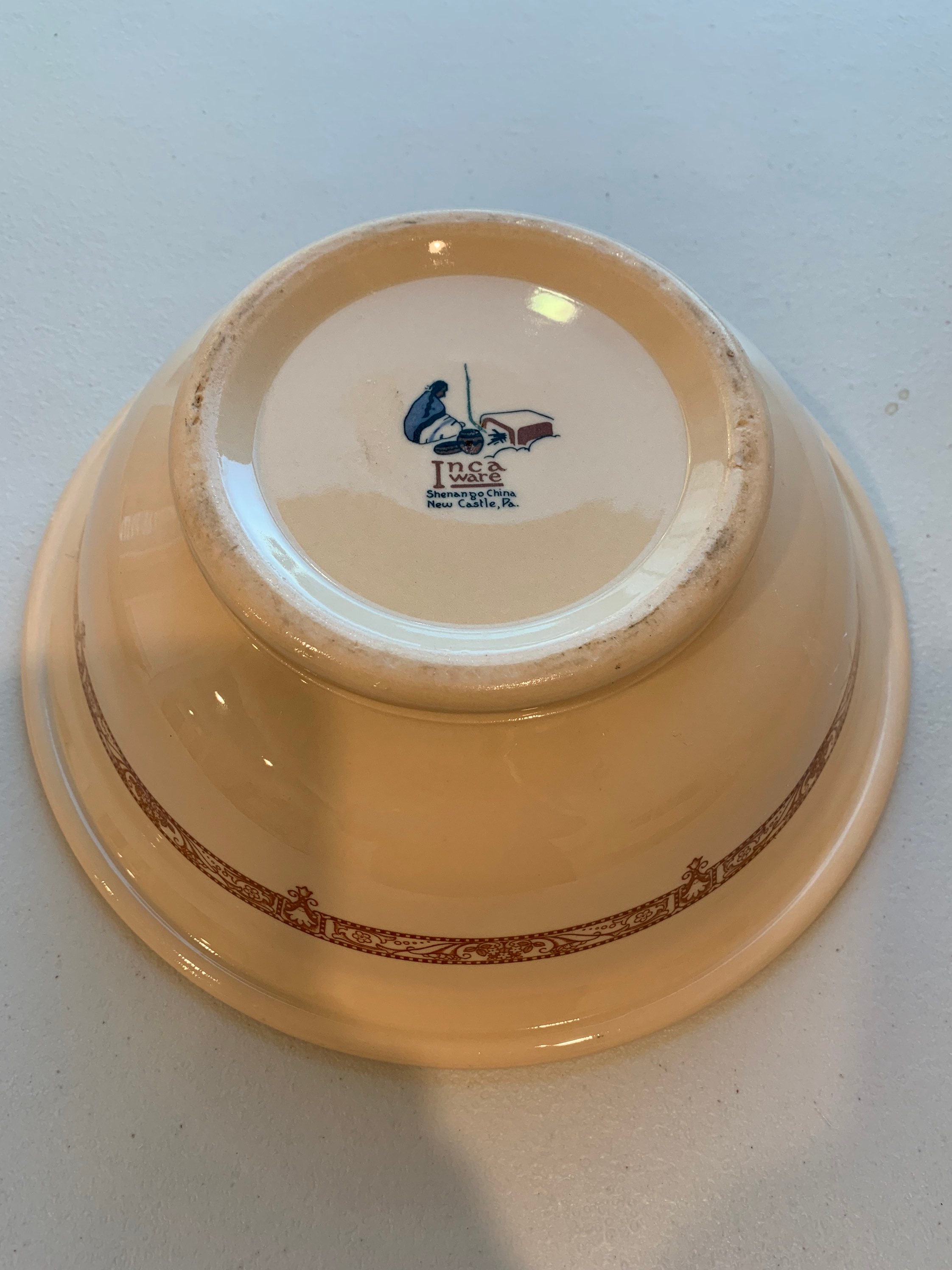 Vintage Inca Ware Shenango China Edgemere Design Serving Bowls Etsy