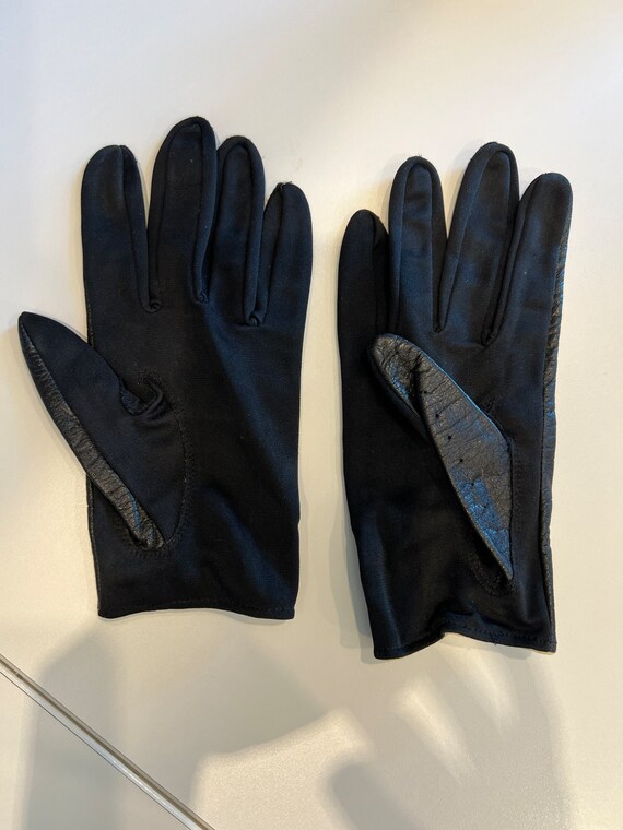 Vintage Driving Winter Leather Deerskin Gloves - image 3