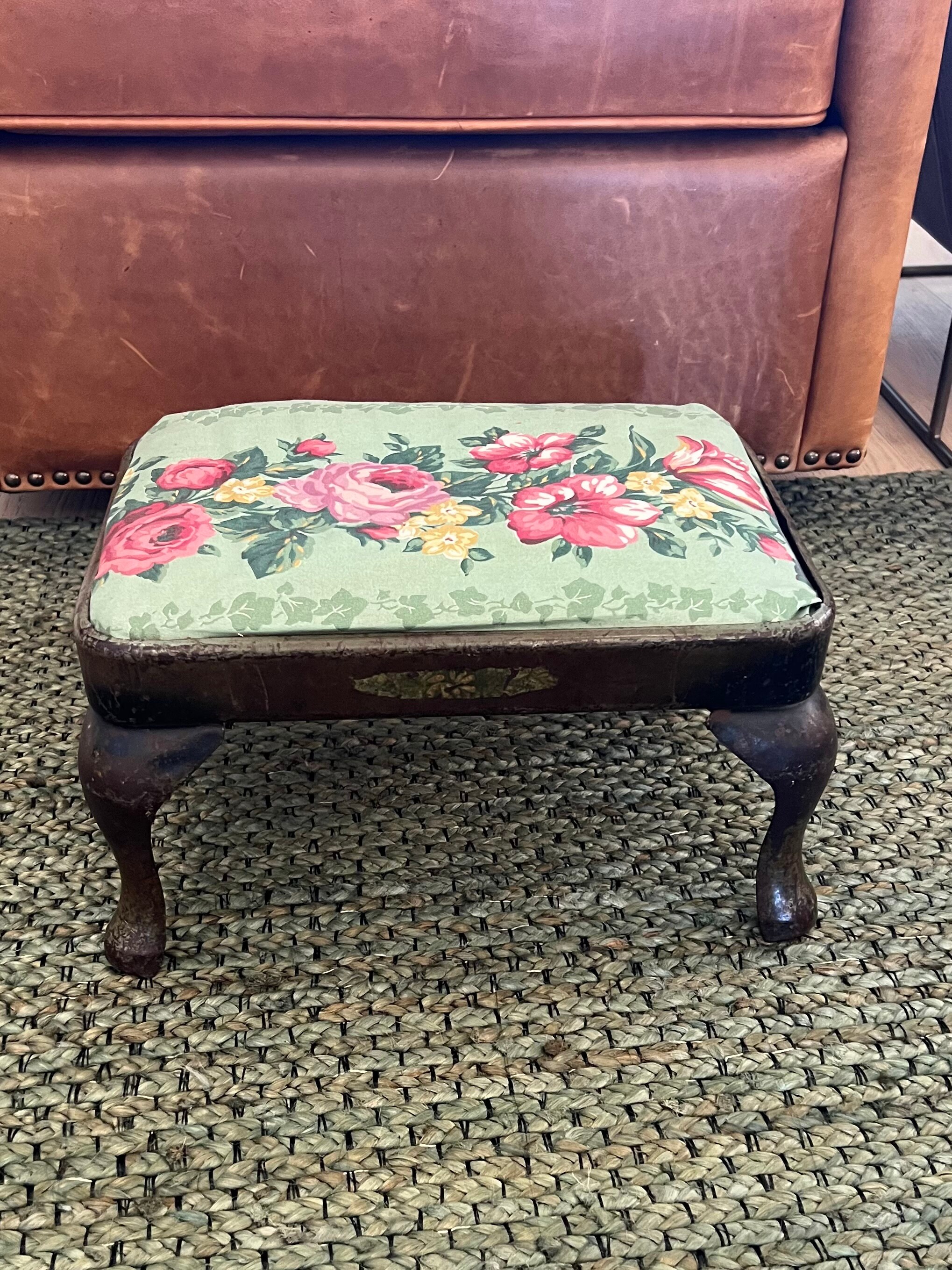 Vintage footstools on sale