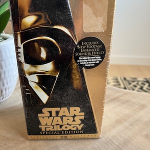 Vintage Star Wars Original Trilogy Special Edition VHS Tape Set