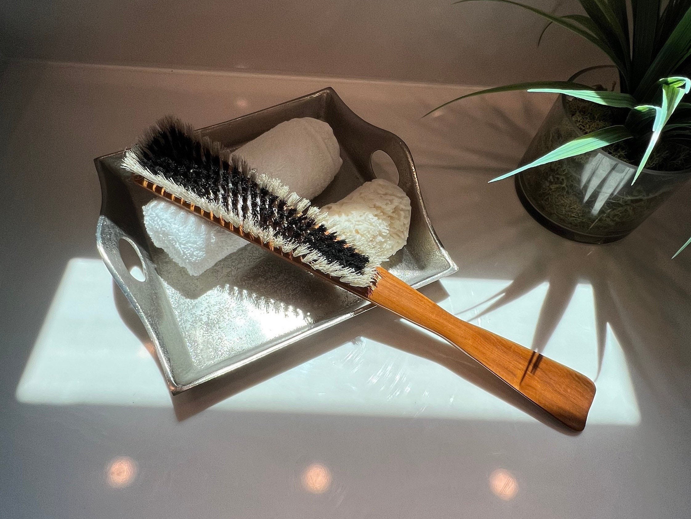 Vintage Bayco West Germany Valet Lint Shoe Brush With Shoe Horn