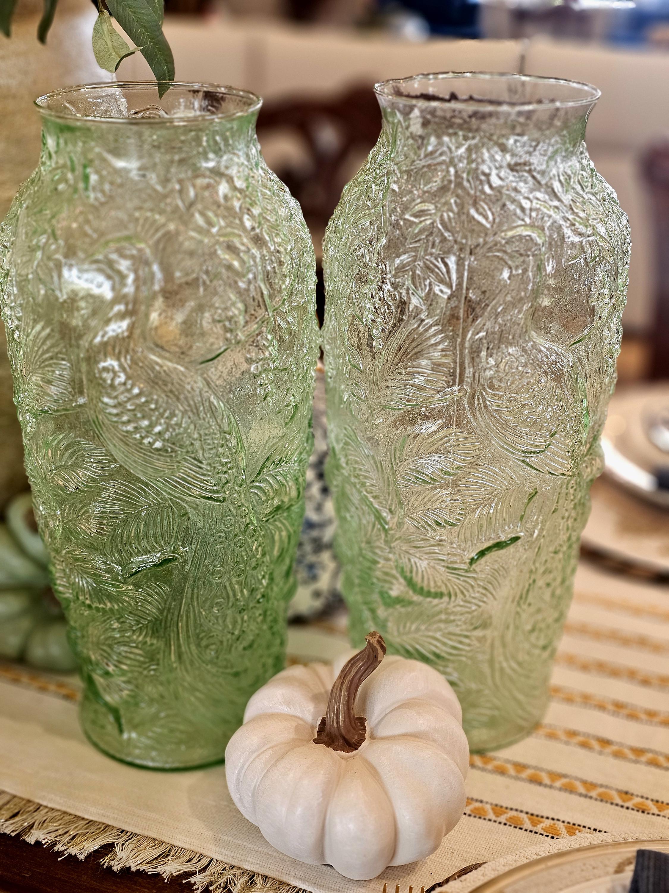 Green Tiara Chantilly Uranium Glass - Etsy