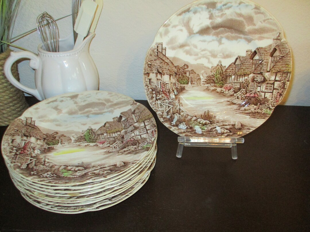 Authentic Vintage Johnson Bros. Olde English Countryside Plates