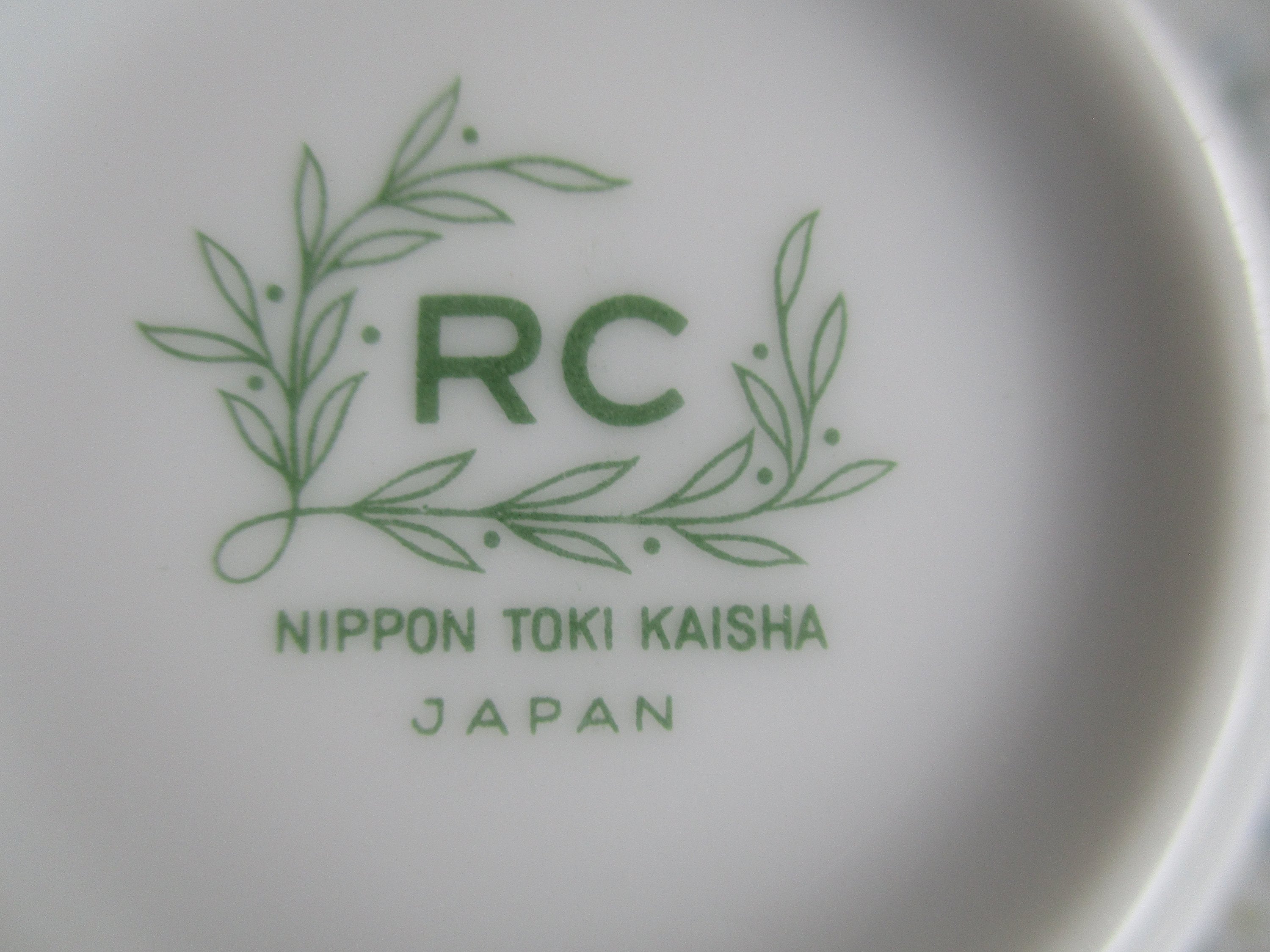 Japan RC Nippon Toki Kaisha Teacup and Bread and Butter