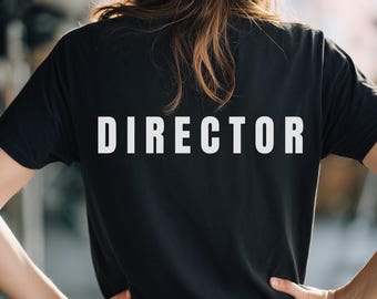 Director T-shirt, Filmmaker Shirt, Director Chair t shirt, Film Crew Shirt, Set Life Tee, Assistant Director Gift, Movie Set,Indie Film Crew