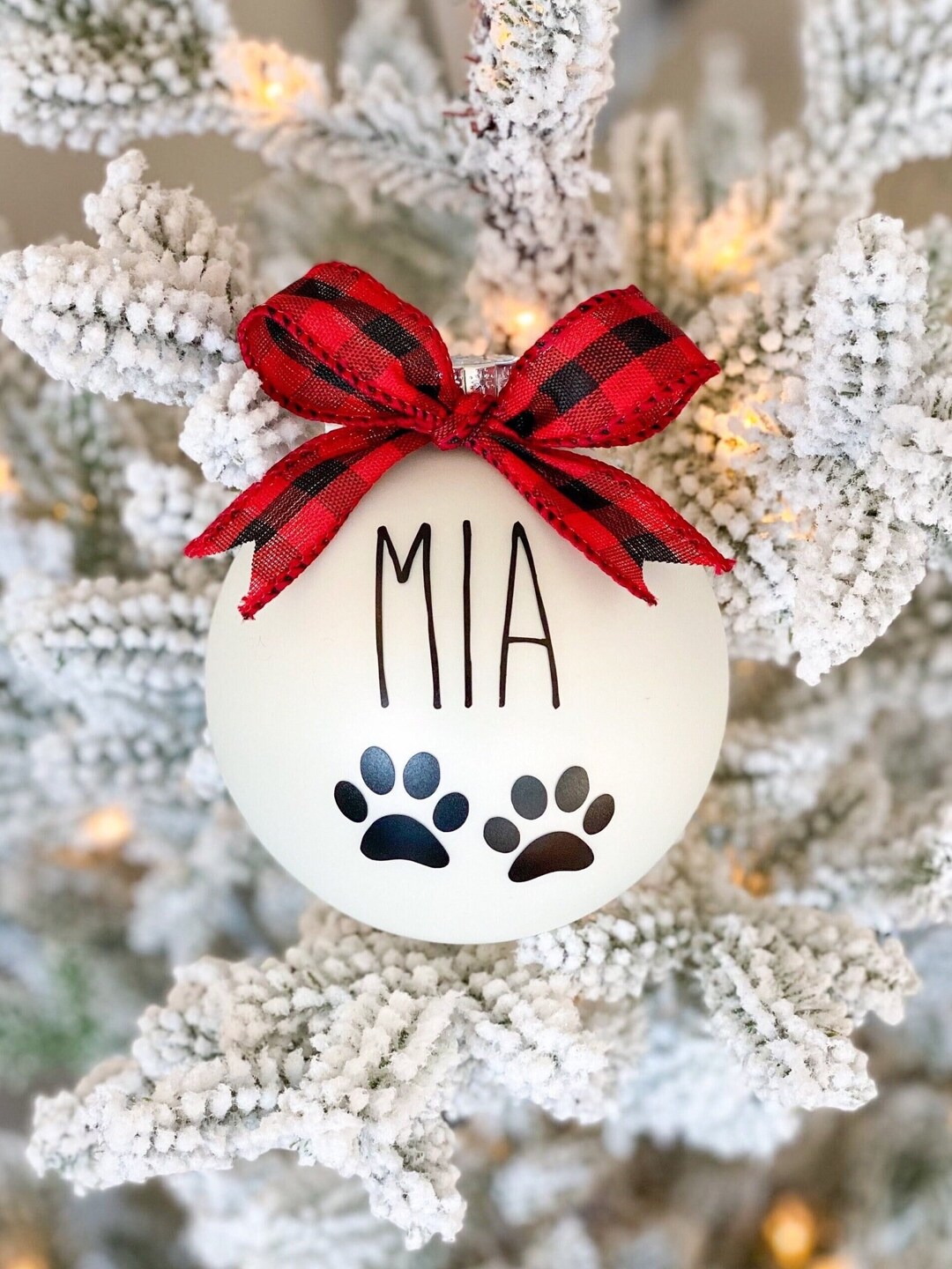Personalised Dog Christmas Decorations Pet Ornaments Personalized