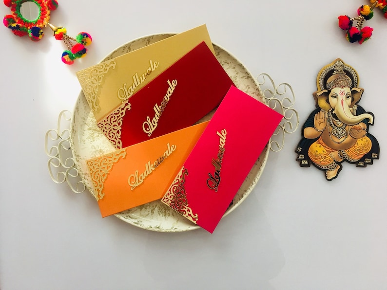 5 Money Envelopes Indian Wedding Gift Envelopes Wedding Etsy
