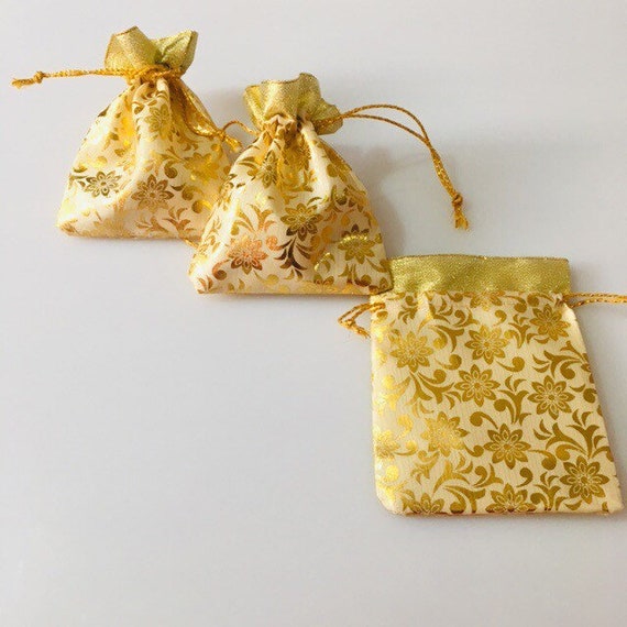 25 Small Gift Bags Indian Wedding Favor Bags Sweet Bags Etsy