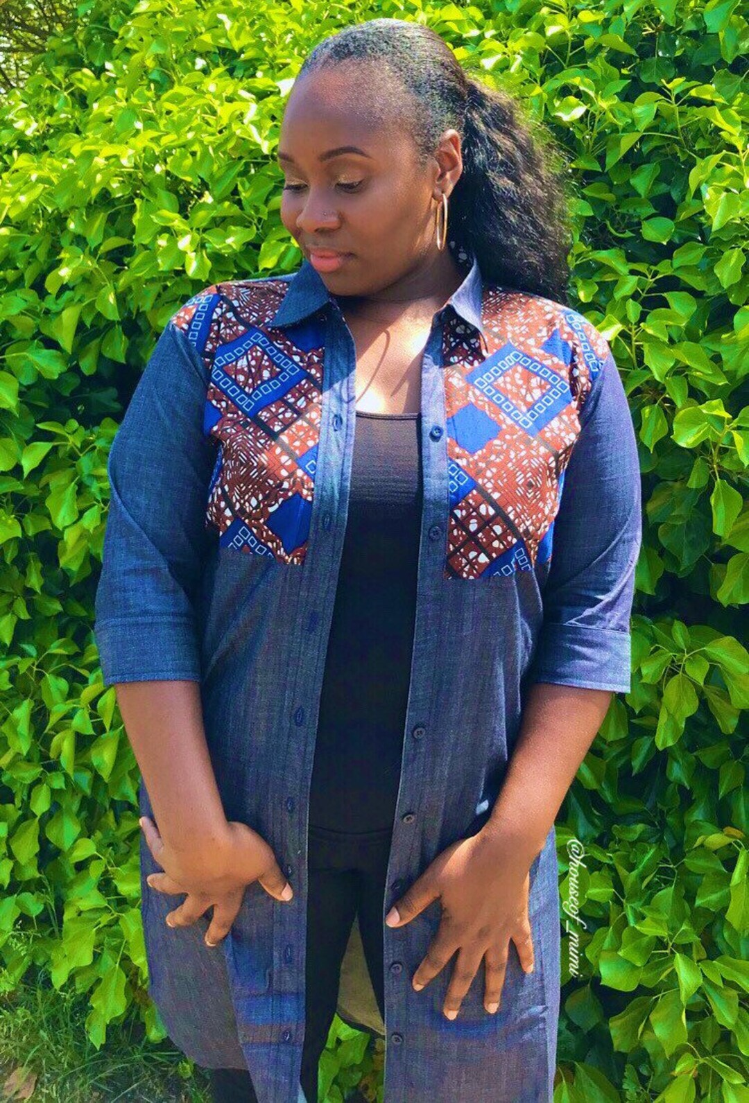 Queen Rena Shirt Dress - Etsy