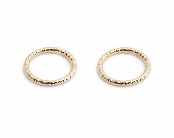18GA Gold Filled Helix Hoop Earrings Diamond Cut Cartilage Piercing Minimalist Huggies