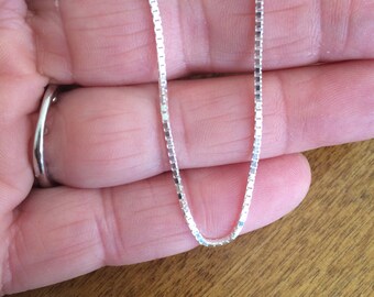 Edelstahl Paperclip Chain Halskette, Mit Karabinerverschluss Silberfarben Laenge Ca 50 Cm