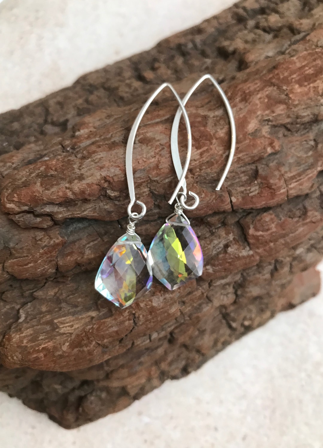 Aurora Lunar Angel Earrings