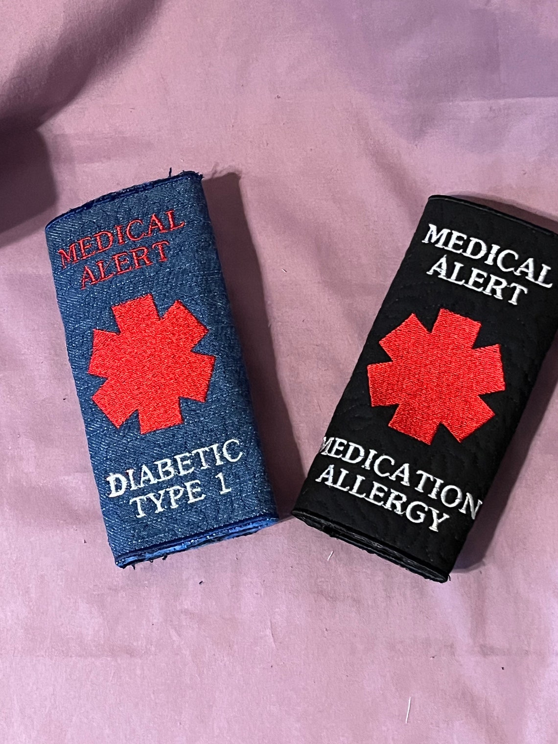 Autism Non-Verbal Medical Alert Seat Belt Cover And Window Decal Set (Royal Blue