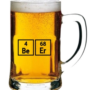 Beer, beer, sticker, stickers, decal (periodic table of elements)