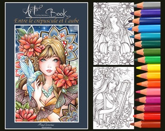 Livre De Coloriage Adulte Etsy