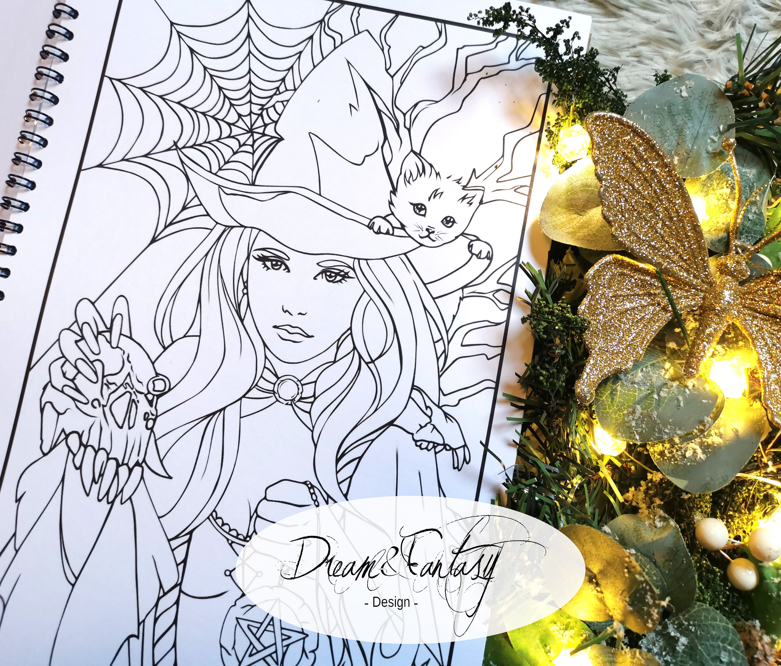 Mystery Art Coloring Book Coloring Book | Etsy