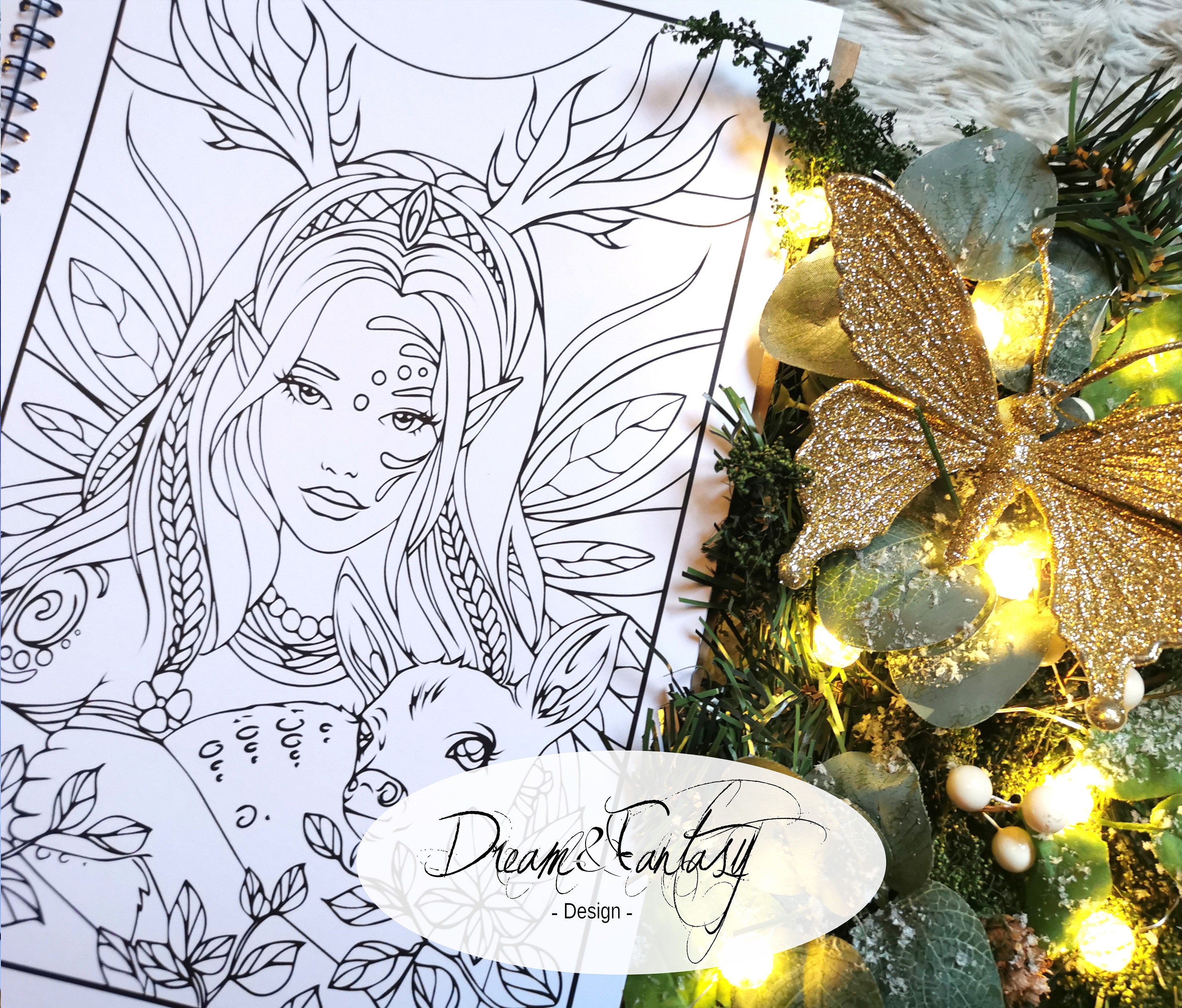 Mystery Art Coloring Book Coloring Book | Etsy