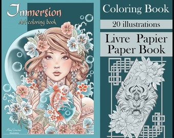 Immersion- Art Coloring Book- Coloring book
