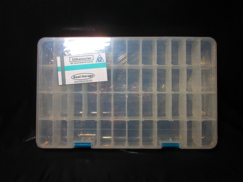 42 Compartment Bead Organizer With Dividers