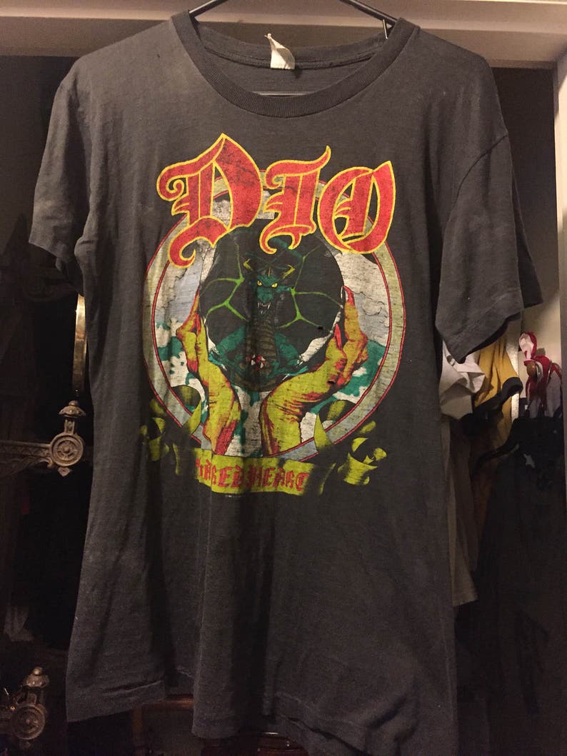 Vintage DIO T-shirt 1986 Sacred Heart Tour | Etsy