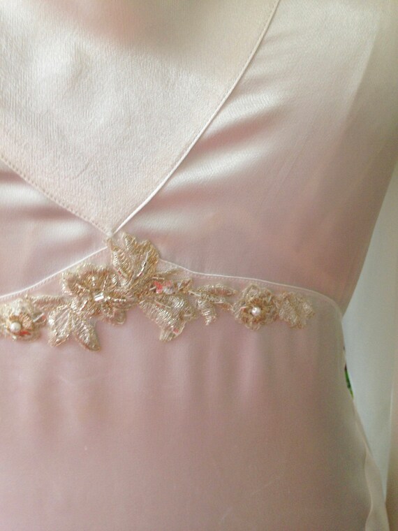 1930s Deco vintage wedding dress, stunning exampl… - image 10