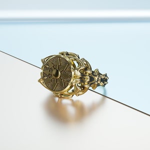 Chaos Star Ring for Women Wheel of Chaos Eight Pointed Jewelry
