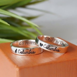 Personalised promise rings on sale
