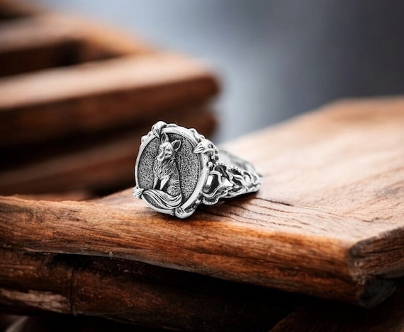 Bague renard en argent sterling 925 pour femme Idees cadeaux bijoux animaux