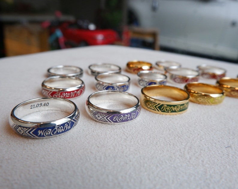 Personalisierte Gravur Ring seine und ihre Versprechen Ringe Etsy