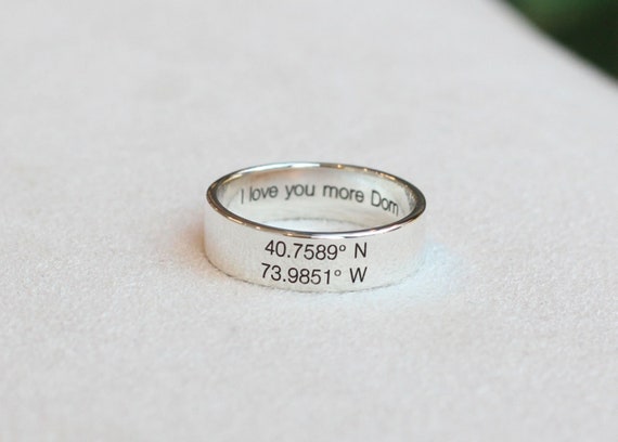 925 shop gps ring