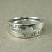 Couple Rings, Couple Ring Set, Promise Rings For Couples, His and Hers, Promise Ring, Custom Coordinates Ring, Location Ring, Heart Ring