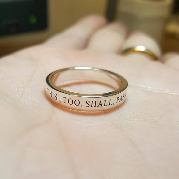 marriage ring with name
