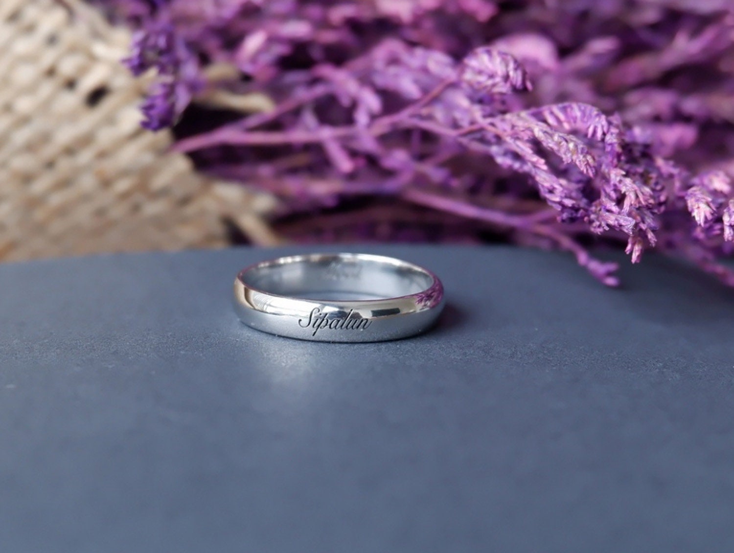 Personalized Jewelry Personalized Ring Wedding Band Etsy UK