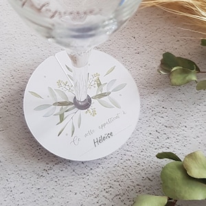 Lot De 10 Etiquettes Rondes Pour Verre Occupe A Ne Pas Etsy