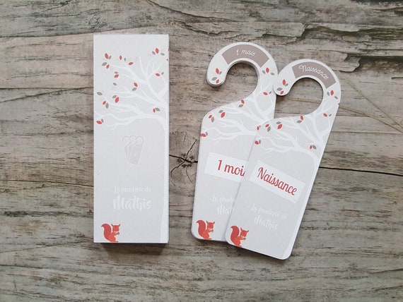 Separateur De Penderie Personnalise Theme Ecureuil Etsy