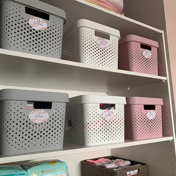 MAGICLULU 3pièces Étiquettes De Rangement Autocollantes Pour Vêtements Décalques Organisation Créatifs Pour Garçon Fille Pratiques Et Décoratives Pour Chambre Garçon Fille