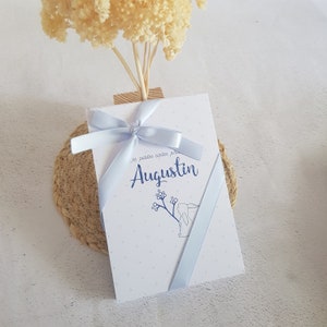 Set van 26 eerstejaarsfotokaarten voor babyjongen blauw, personaliseerbaar met de voornaam van de baby afbeelding 5