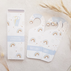 Rainbow Ice Blue Set of 9 Baby Closet Dividers