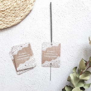 Set of sparkler table tags (sparkling stems) to brighten up the entrance of the bride and groom, the opening of the ball or the arrival of the cake