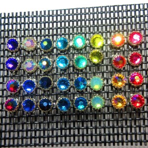 Mais brilhos prateados de 5 mm