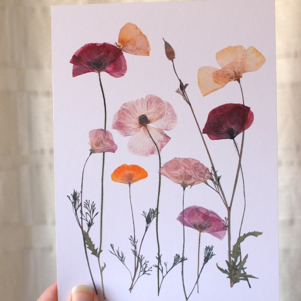 Dried Flower Print Etsy UK