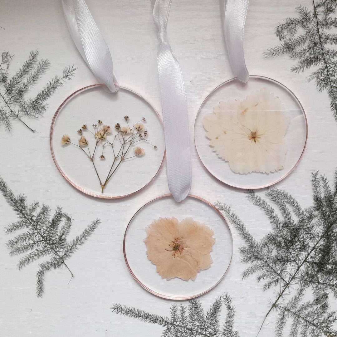 Gift Packaged Christmas Flower Ornaments